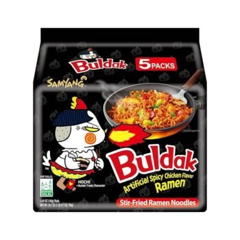 Pack of 5 - Samyang – Hot Chicken Flavor Ramen Black (140gX5)
