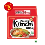Pack of 5 -Samyang Kimchi Ramen (Soupy Noodle)