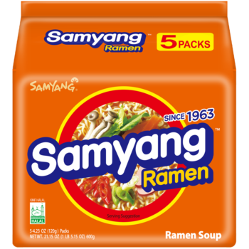 Pack of 5 -Samyang Original Ramen (Soupy Noodle)